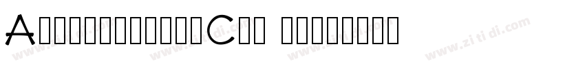 AvenirNextLTCom Medi字体转换